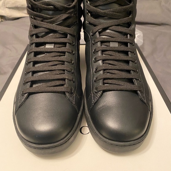 Men size 9.5 high top Gucci sneakers - Picture 4 of 6